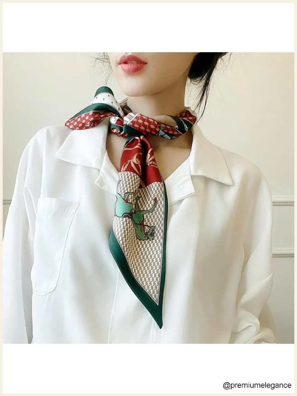 Silky Long Fashion Scarf for Women, Multipurpose Head Scarf & Neck Scarf,